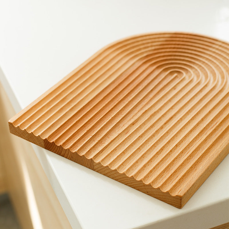 Arched Wooden Tray — decorative tray