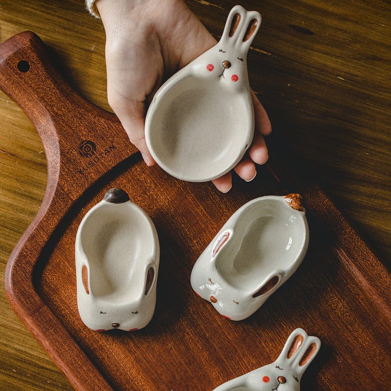 Rabbit Ear Saucers — decorative tray, view 2