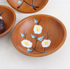 Rustic Wooden Fruit Bowl — kitchen decor, view 3