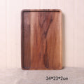 Walnut Serving Tray — solid wood trays decor, view 3