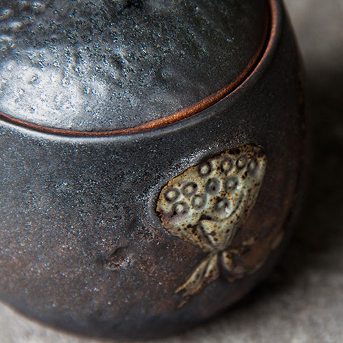 Bronze-Glaze Teapot — kitchen decor, view 4