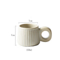 Ribbed Stoneware Cup — kitchen decor, view 6