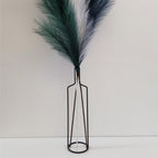 Iron Line Sculptural Vase — powder-coated metal vases decor, view 1