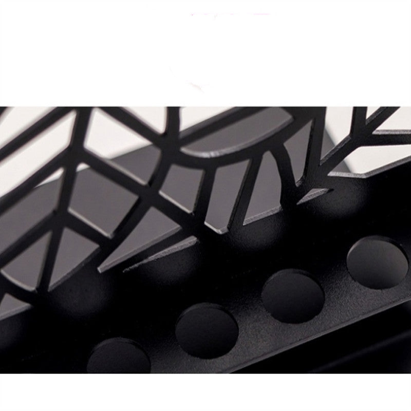 Minimal Metal Bookends — powder-coated metal desk decor, view 2