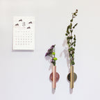 Brass Wall Bud Vase — wall decor, view 2
