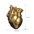 Anatomical Heart Wall Vase — glazed ceramic vases decor, view 10