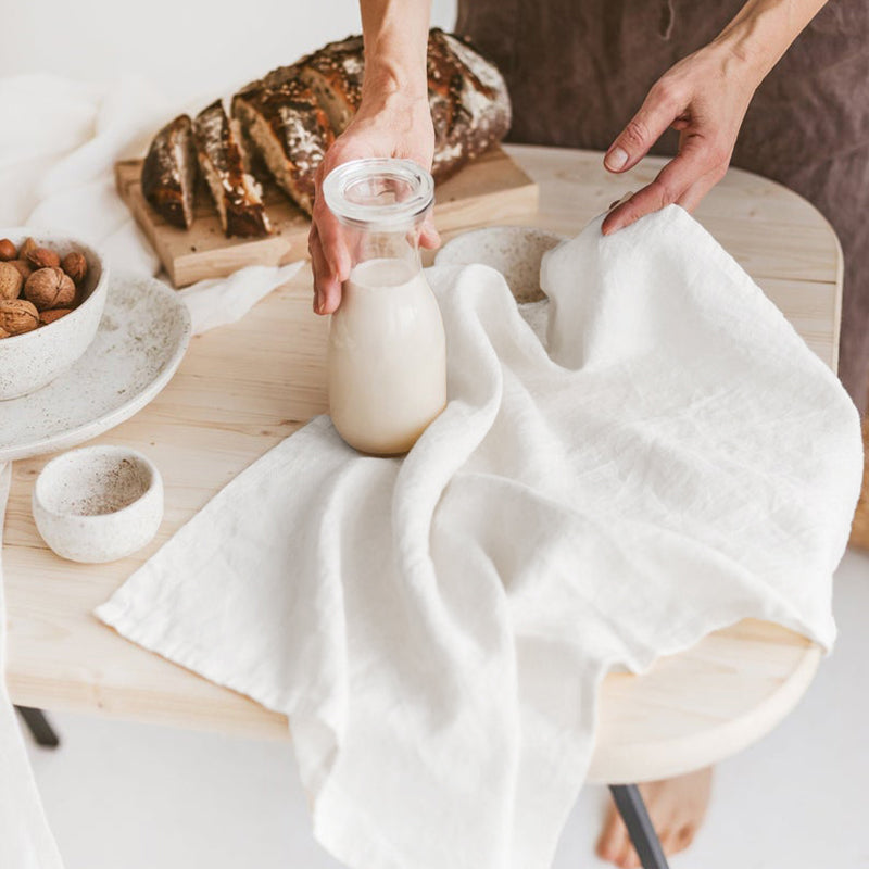 Hanging Linen Tea Towel — kitchen decor, view 8