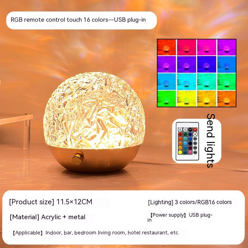 Water Ripple Projector Lamp — moulded plastic lighting decor, view 11