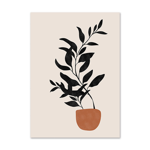 Line Art Figure Print Set — printed canvas wall decor, view 6