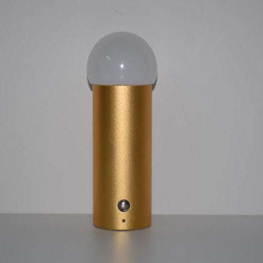 Brushed Metal Table Lamp — lighting decor, view 2