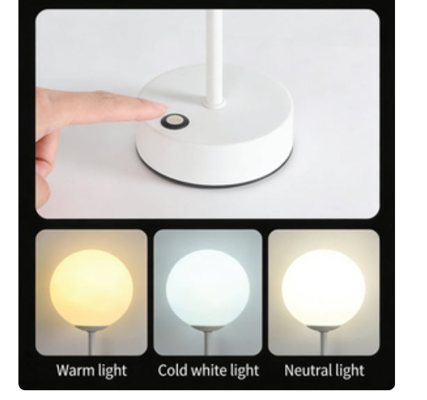 Opal Globe Cordless Lamp, lighting decor, view 9