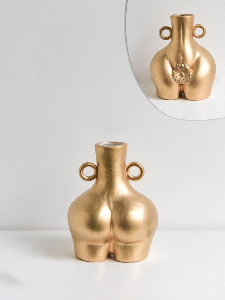 Nordic Body Ceramic Vase — glazed ceramic vases decor, view 6