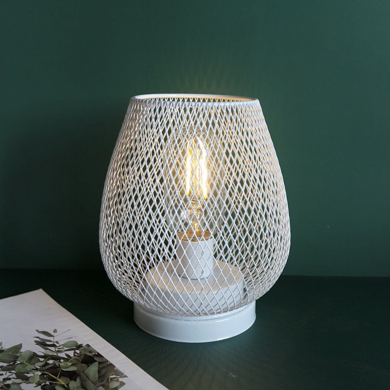 Mesh Cage Battery Lamp, lighting decor, view 10