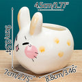 Rabbit Face Planters — ceramic vase, view 6