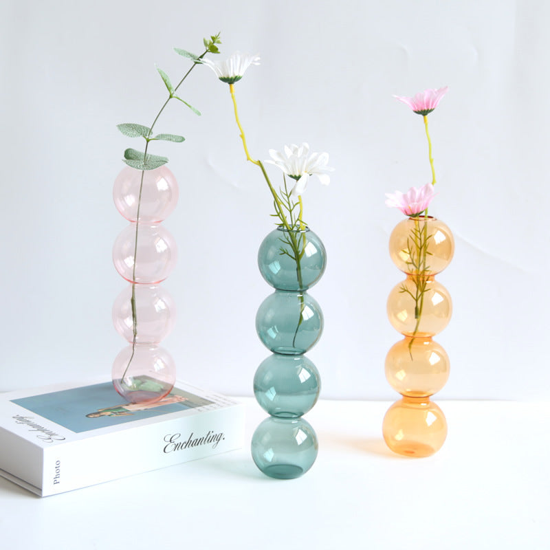Stacked Bubble Glass Vase — vases decor, view 8