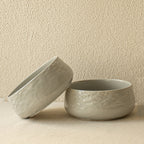 Rippled Stoneware Bowl — kitchen decor, view 5