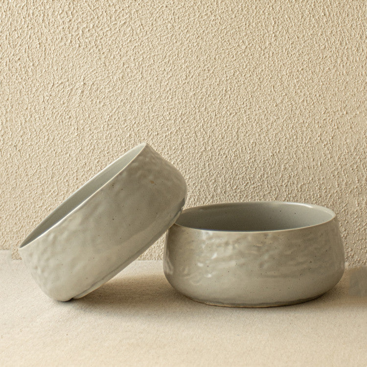 Rippled Stoneware Bowl — kitchen decor, view 5