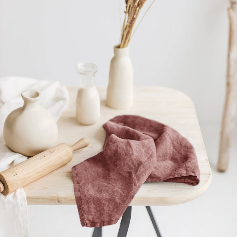 Hanging Linen Tea Towel — kitchen decor, view 1