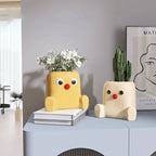 Character Face Vase — ceramic vase, view 1