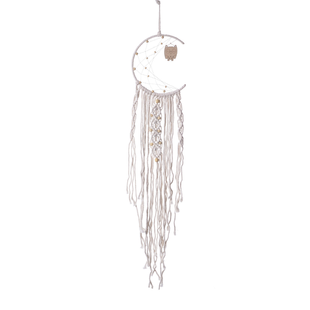 Macrame Moon Wall Hanging — wall decor, view 4