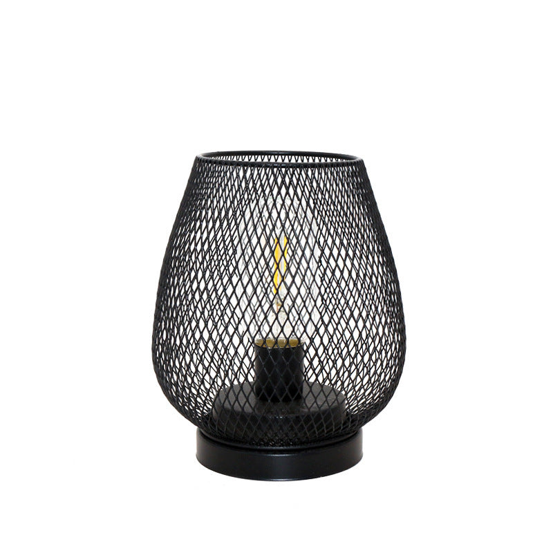 Mesh Cage Battery Lamp, lighting decor, view 8
