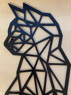Wire Cat Wall Sculpture — wall decor, view 3