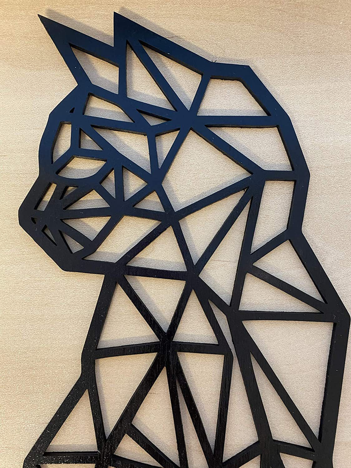 Wire Cat Wall Sculpture — wall decor, view 3