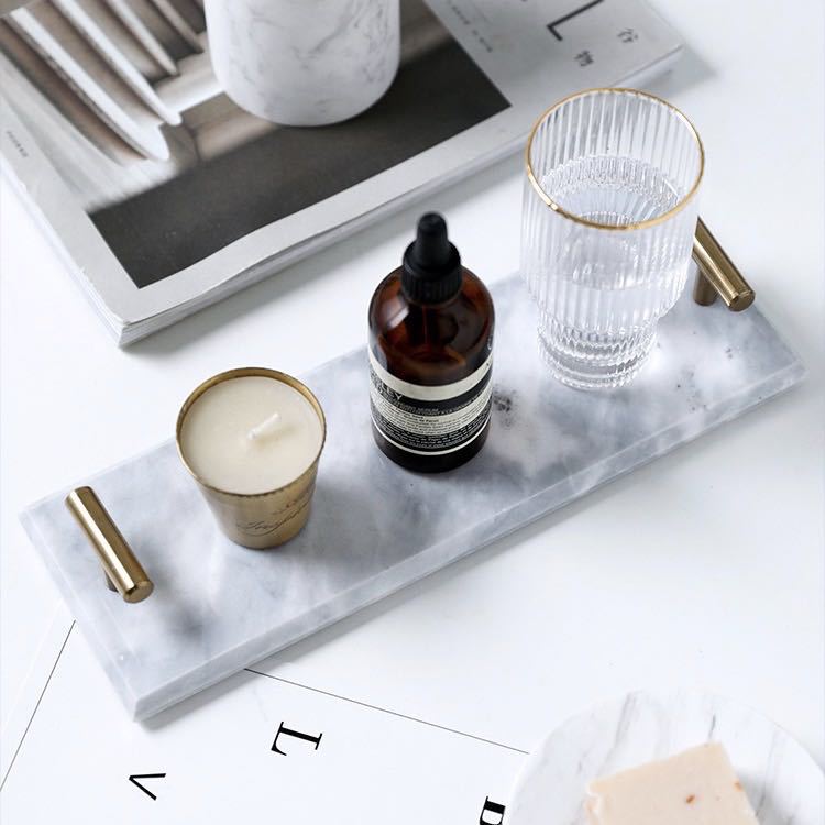 Marble Jewellery Tray — marble trays decor, view 6