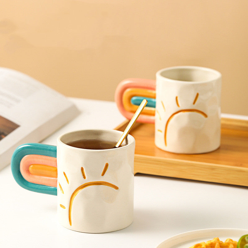 Sunrise Gradient Mug — kitchen decor, view 5