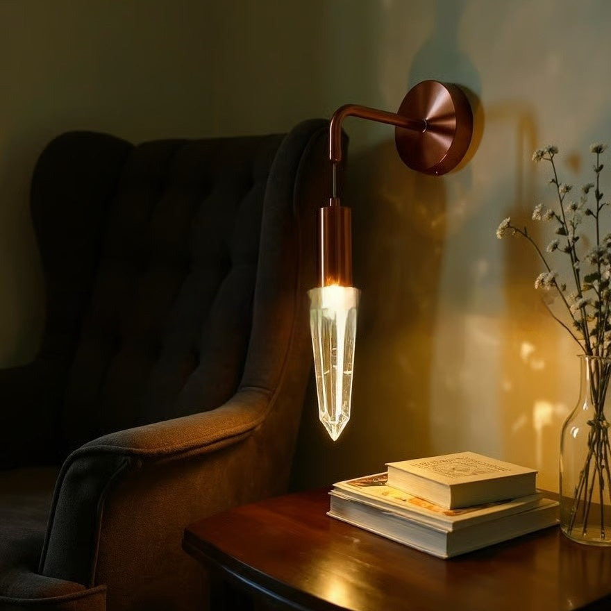 Crystal Bulb Wall Sconce — lighting decor, view 3