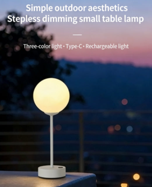 Opal Globe Cordless Lamp, lighting decor, view 6