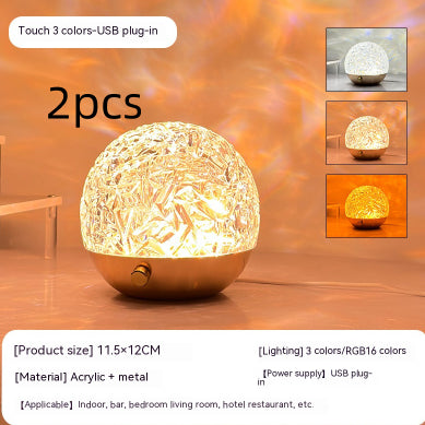 Water Ripple Projector Lamp — moulded plastic lighting decor, view 10