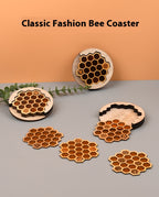Honeycomb Wooden Trivet — kitchen decor, view 2