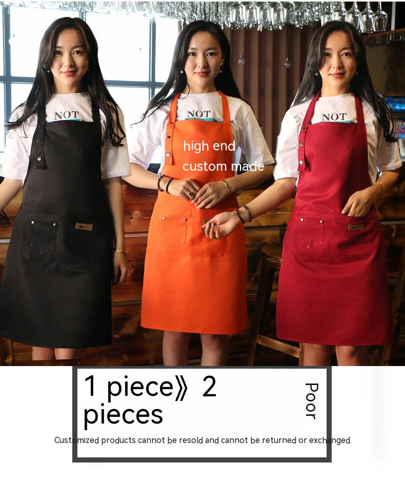 Canvas Bib Apron — kitchen decor, view 1