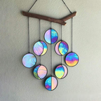Moon Phase Wall Hanging — solid wood wall decor, view 5