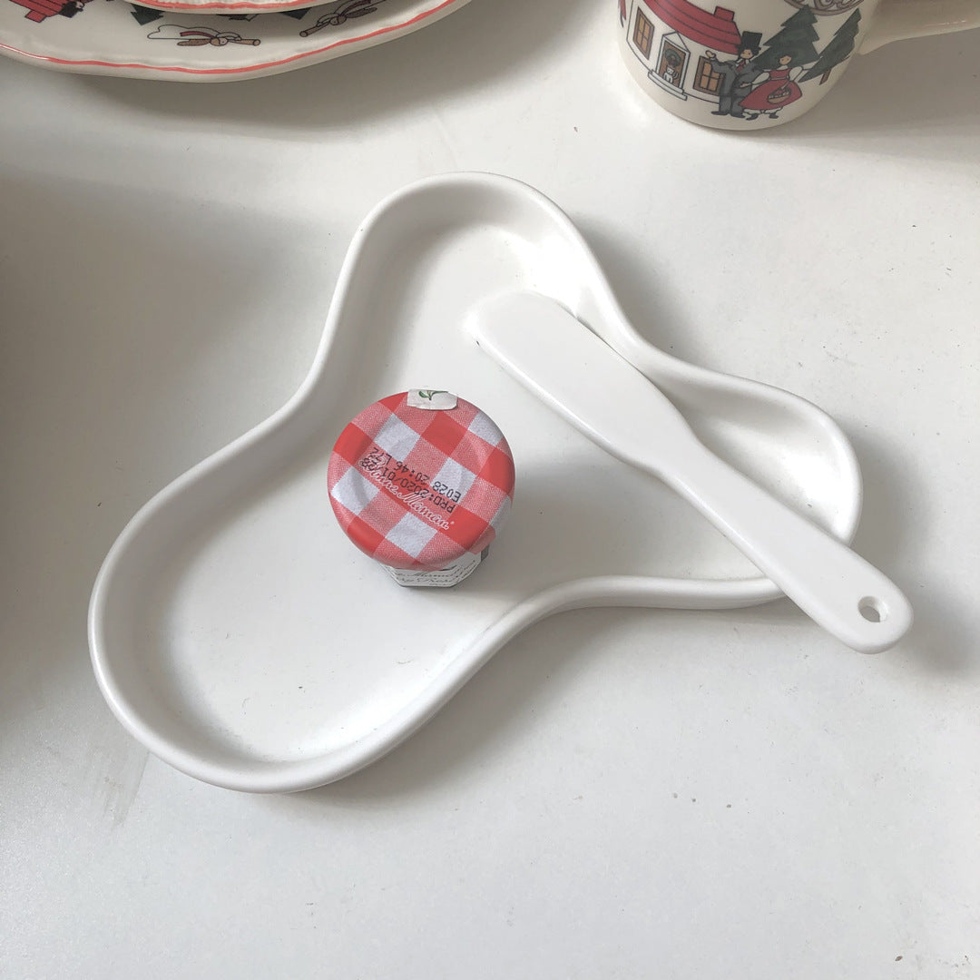 Organic Ceramic Dish — decorative tray, view 6