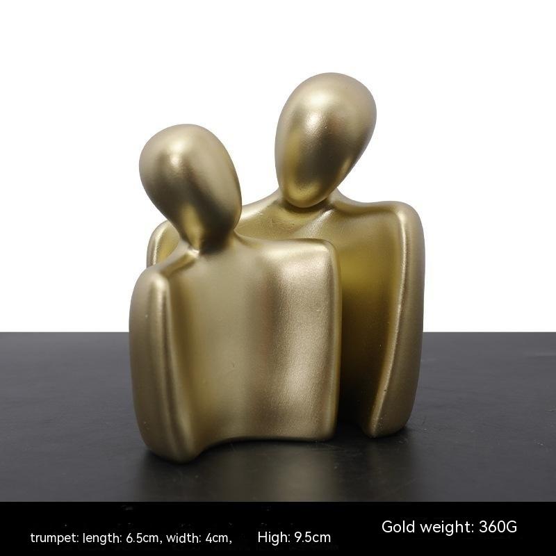 Abstract Home Sculpture — glazed ceramic sculpture decor, view 7