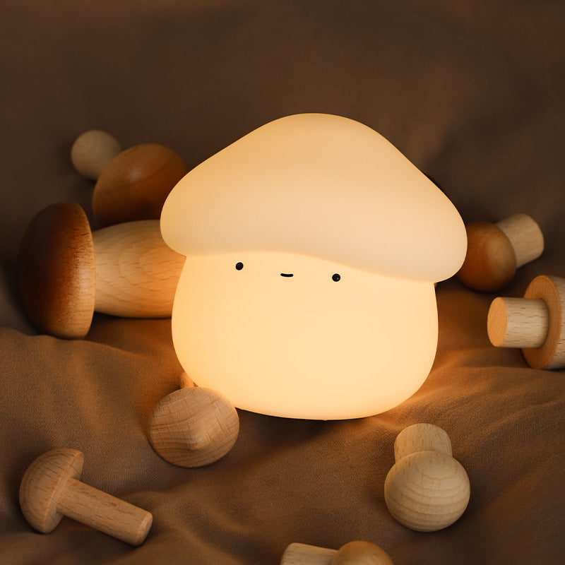 Sleepy Mushroom Night Lamp — lighting decor, view 1