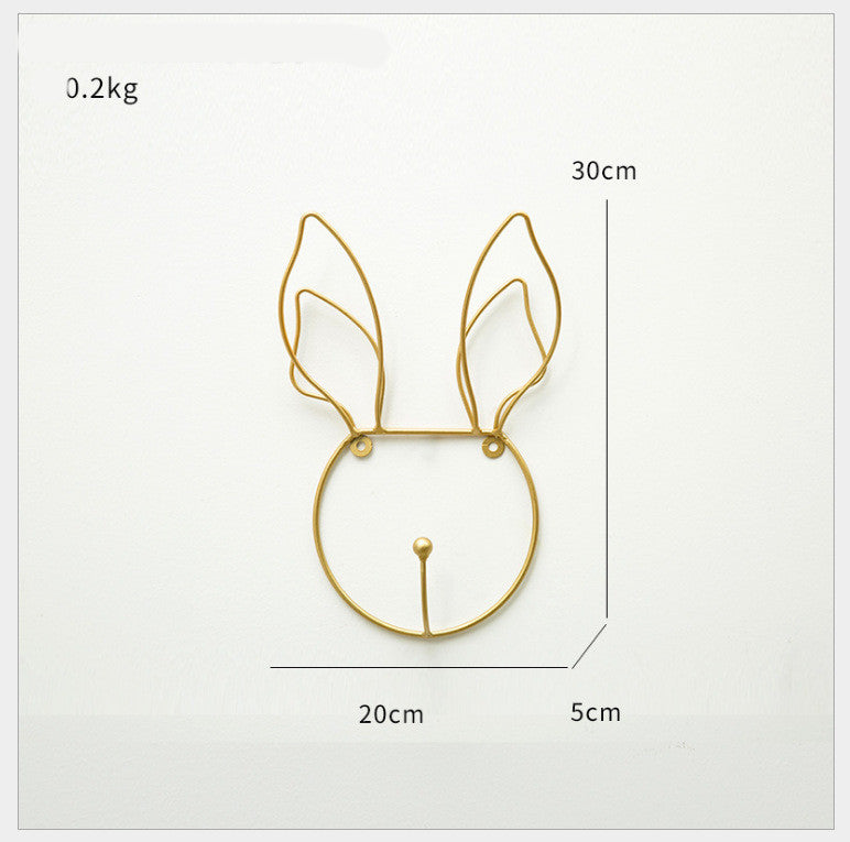 Brass Animal Hooks, wall decor, view 6