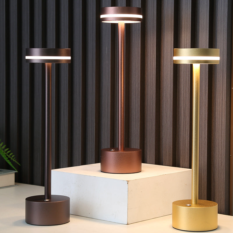 Slim Metal Cordless Lamp, lighting decor, view 4