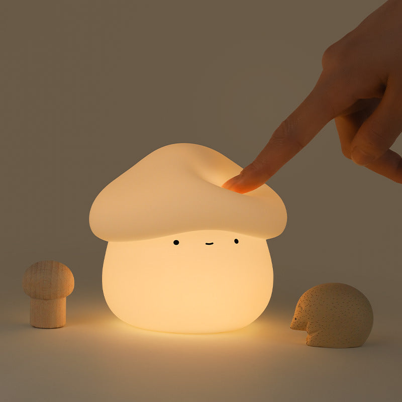 Silicone Mushroom Night Light — food-grade silicone lighting decor, view 6