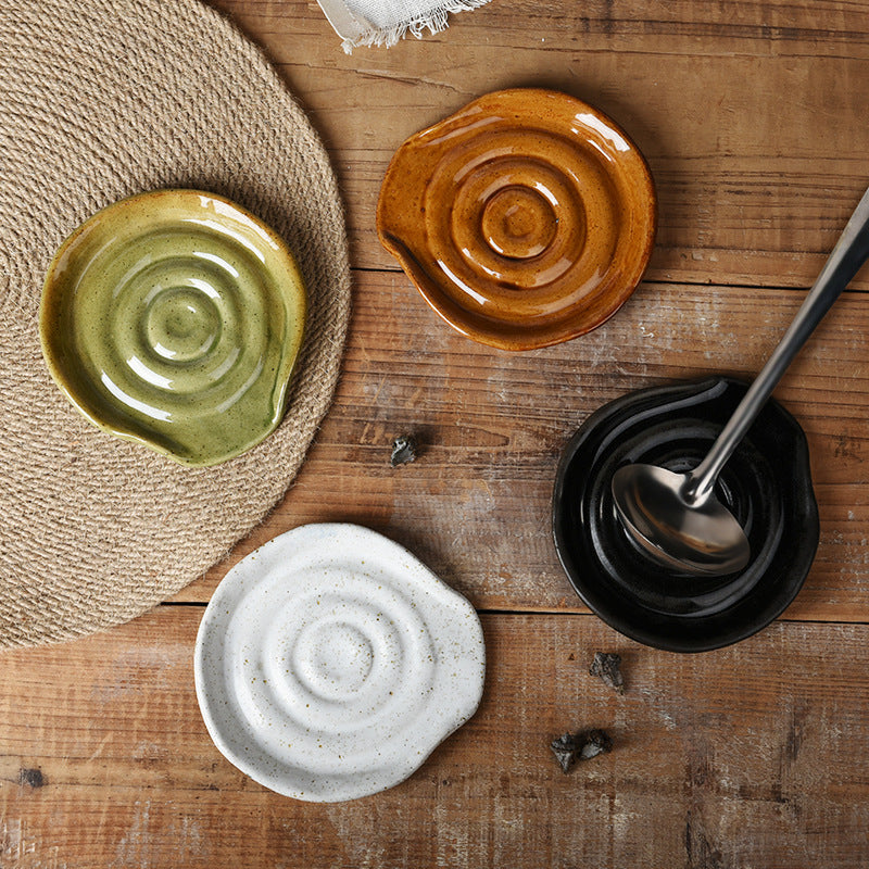 Ceramic Spoon Rest — kitchen decor, view 5