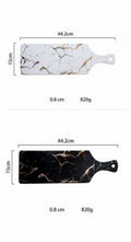 Gold-Edged Marble Tray — marble trays decor, view 3