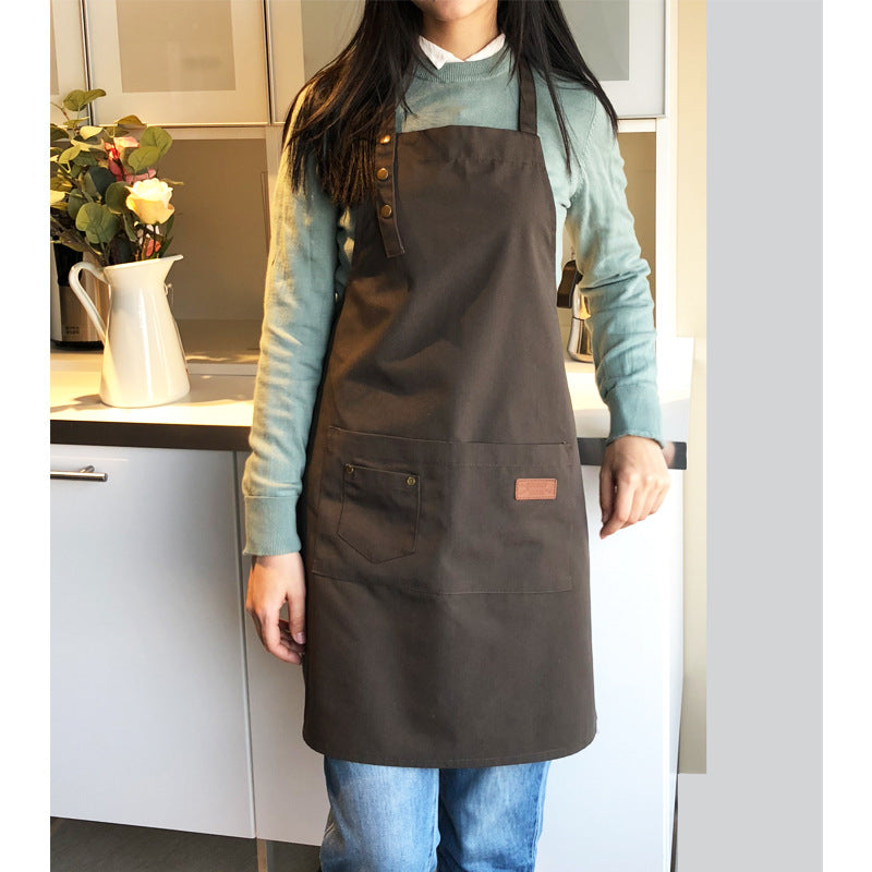 Canvas Bib Apron — kitchen decor, view 7