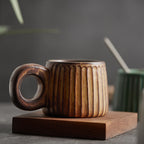 Ribbed Stoneware Cup — kitchen decor, view 5