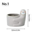 Animal Face Pots — ceramic vase, view 4
