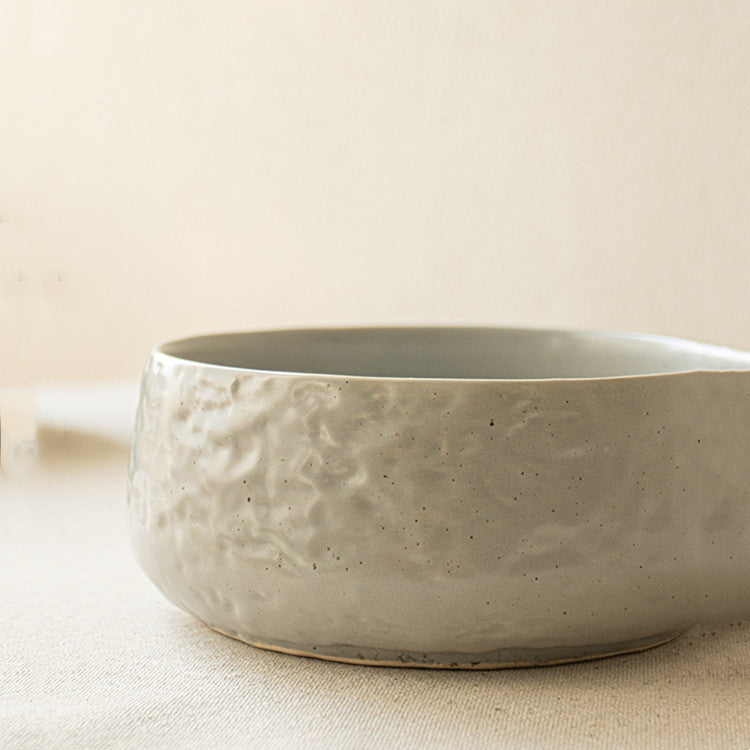 Rippled Stoneware Bowl — kitchen decor, view 3