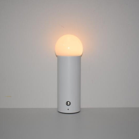 Brushed Metal Table Lamp — lighting decor, view 1