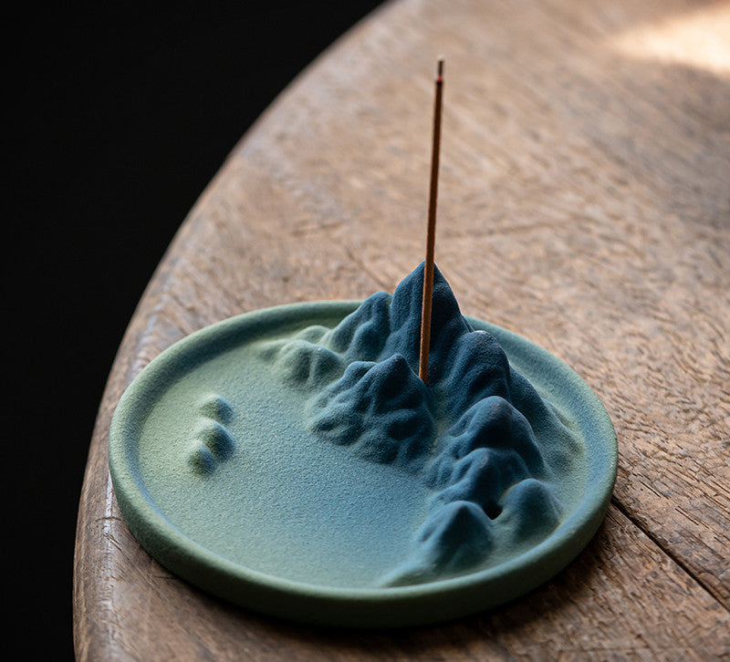 Mountain Incense Dish, incense holder, view 2