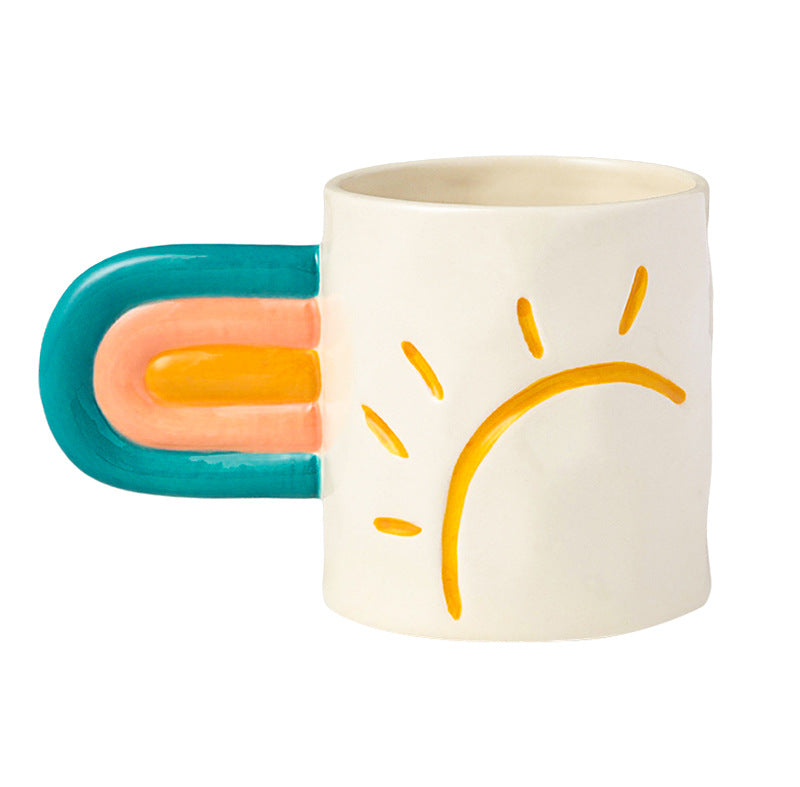 Sunrise Gradient Mug — kitchen decor, view 4